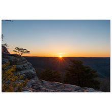 Load image into Gallery viewer, Bee Rock Overlook, Monterey, Tennessee at sunrise
