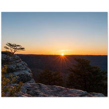 Load image into Gallery viewer, Bee Rock Overlook, Monterey, Tennessee at sunrise
