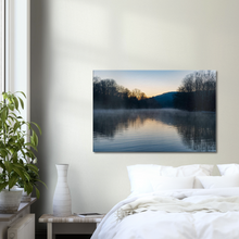 Load image into Gallery viewer, City Lake in Cookeville, Tennessee in winter
