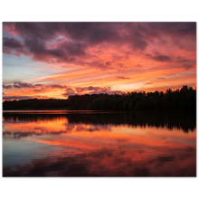 Load image into Gallery viewer, Cane Creek Park lake sunset, Cookeville, Tennessee
