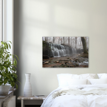 Load image into Gallery viewer, City Lake Falls in Cookeville, Tennessee in winter
