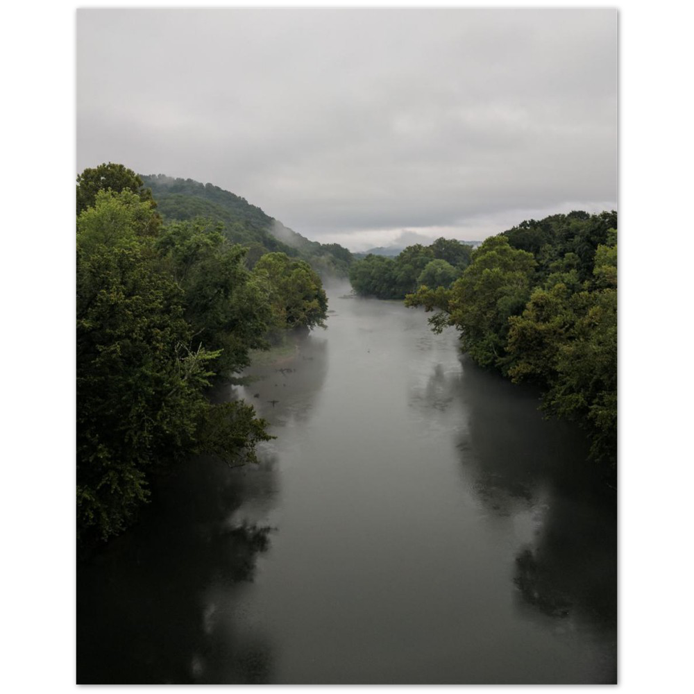Caney Fork River, Lancaster, Tennessee in morning